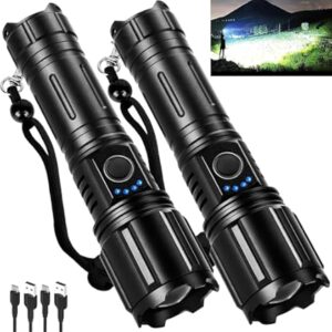 Taktička LED lampa velikog dometa / USB punjenje / Snažni zoom