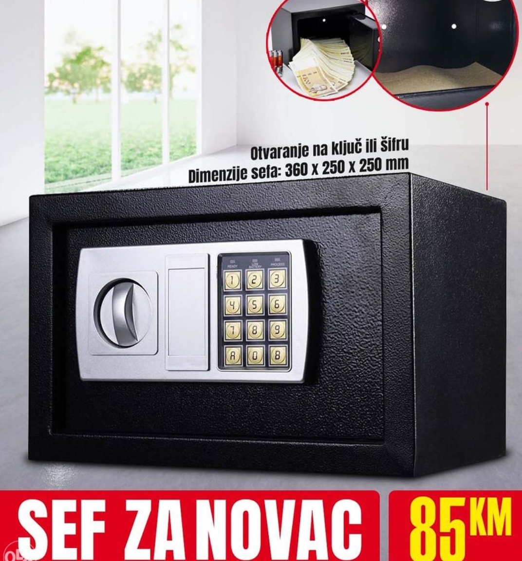 Sef Za Novac, Oružje, Nakit 360x250x250