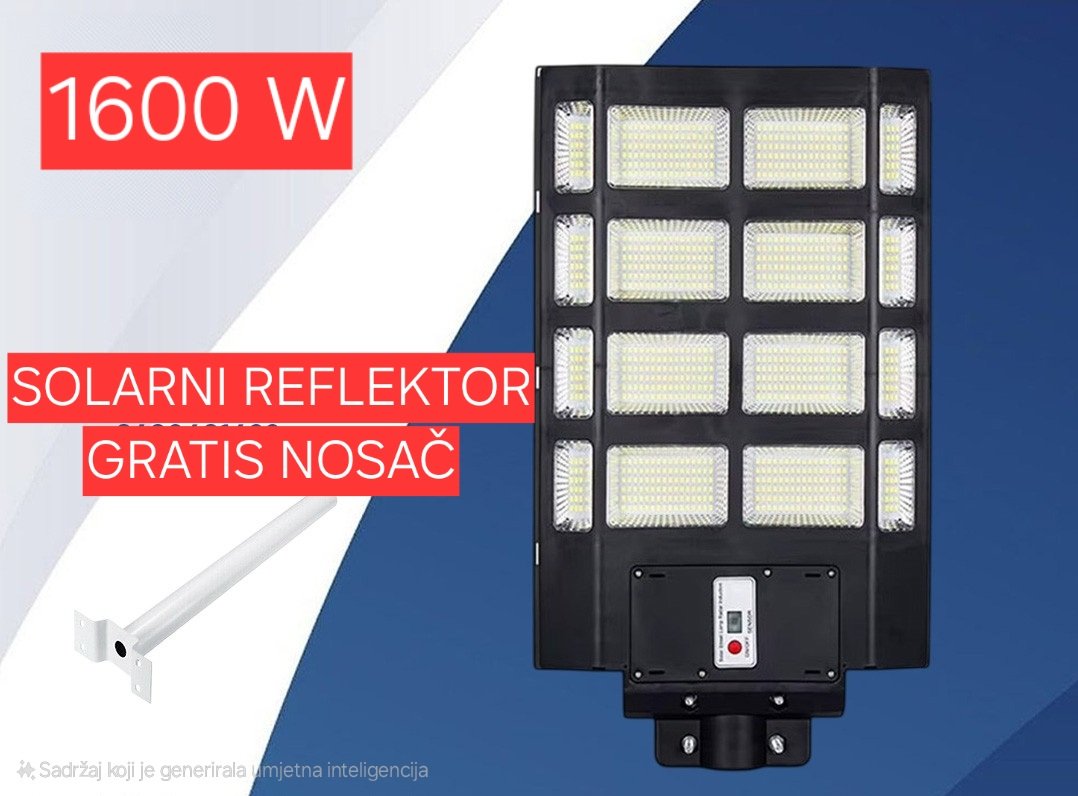 Solarni Reflektor 1600W Gratis Nosač