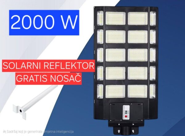 Solarni Reflektor 2000W Gratis Nosač