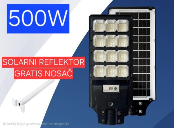 Solarni Reflektor 500W Gratis Nosač