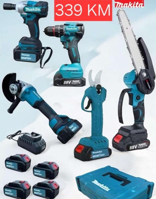 AKU Set Makita 5 Mašina 5 Baterija