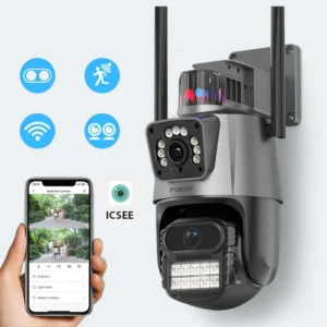 4K 8MP dvostruka WiFi kamera