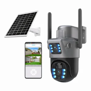 Solarna Sigurnosna Kamera s Dvostrukim Zaslonom
